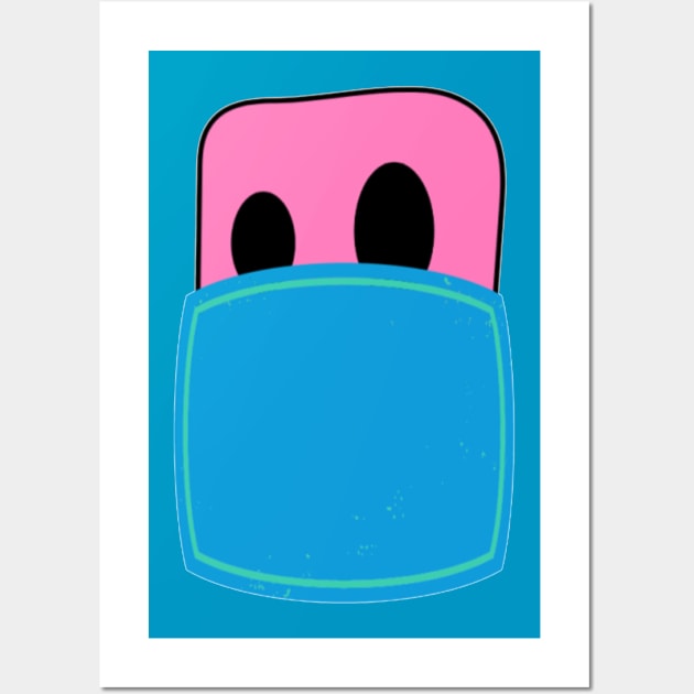 Marshmalloonian In My Pocket Wall Art by Marshmallow Merch